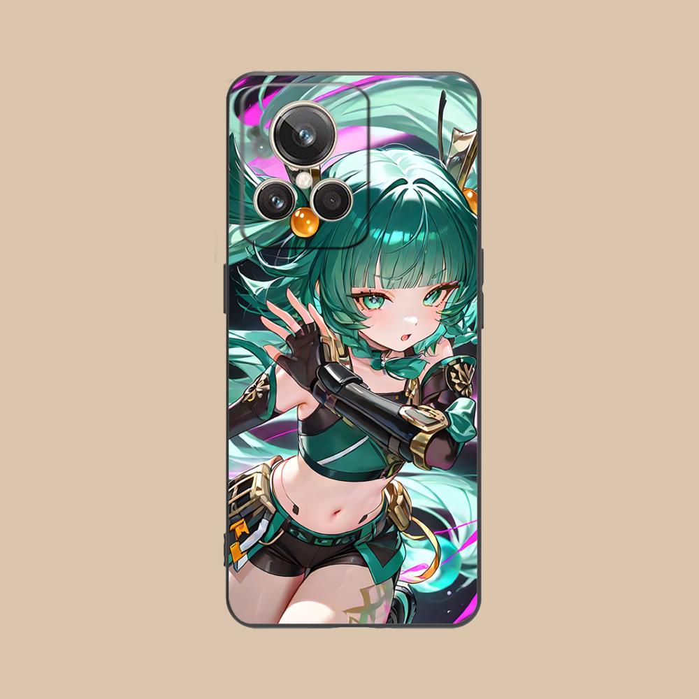 

Zenless Zone Zero QingYi Phone Case for Realme 15 14 13 12 11 10 9 Pro Plus T i Lite 5G Colorful Printing Cover Cover Smartphone realme 15