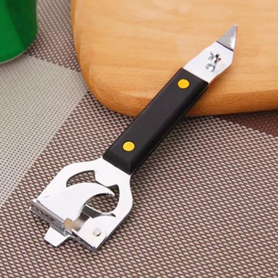 Bierkorkenzieher Rostfrei Praktisch Küchenzubehör Korrosionsschutz Haushalt Multifunktional Dosenöffner für Bar