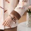 Mom's 2024 Waterproof Mink Velvet Short Jacket: Chinese Style Leather and Fur for Middle-Aged & Elderly Women