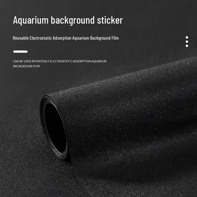 Aquarium Selbstklebender 3D Hintergrundaufkleber in Schwarz, Blau, Weiß für hochauflösende Fischtank-Anzeige