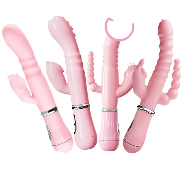 2-in-1 Licking Tongue & Vibrating Massager 12 Modes Female Clitoral G-Spot Stimulator USB Chargeable Adult Sexuality Product Toy