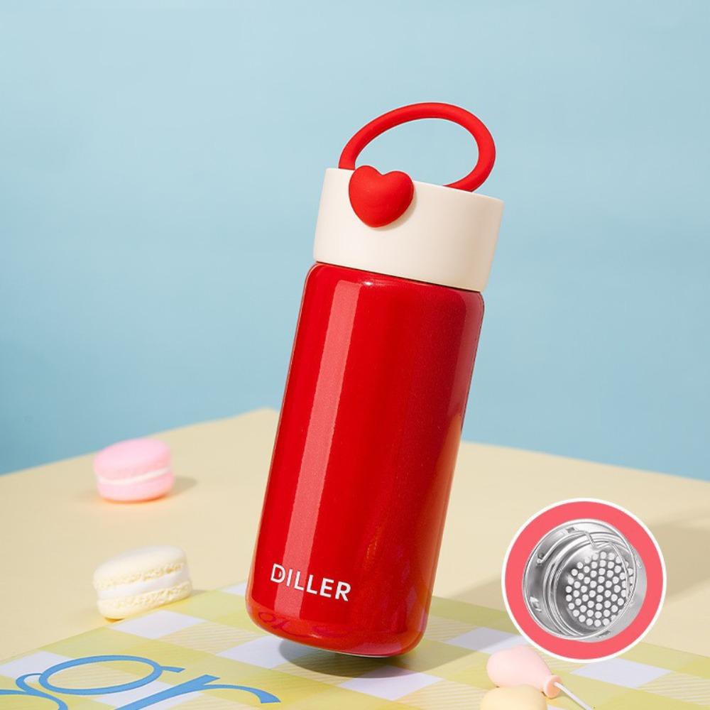 With Handle Mini Thermos Cup Drinking Kettle Thermal Water Bottle  Children Girls Boy