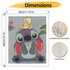 Disney Stitch Duck Oil Painting Kit, Hand Painting Canvas DIY Home Decor