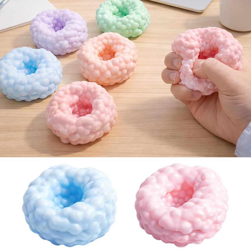 Toys Crunchy Stress Ball Small Squeeze Stress Relief Ball For Teens Adults Students Travelers Studying Working Travel Home