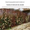 Anti-Corrosion Wood Garden Fence & Climbing Frame for Outdoor Spaces