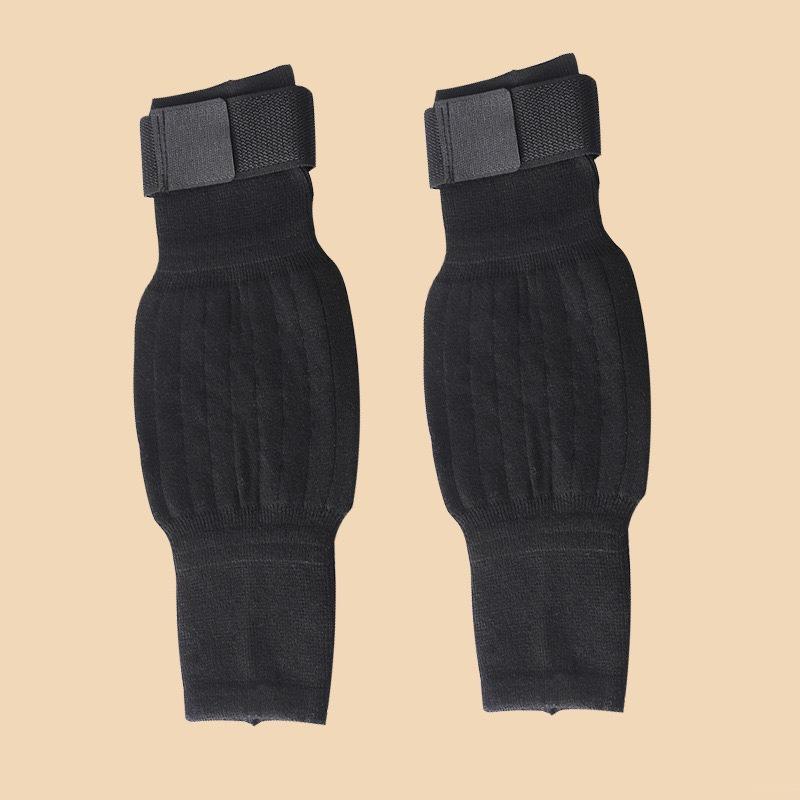 Mary Cashmere Strap Knee Pads, Warm Old Cold Legs, Extended Leg Pads, Long Tube Cover for the Elderly, Thickened and Non-slip for Men and Women