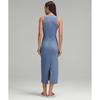 Lululemon All Aligned Ribbed Midi Dress Oasis Blue