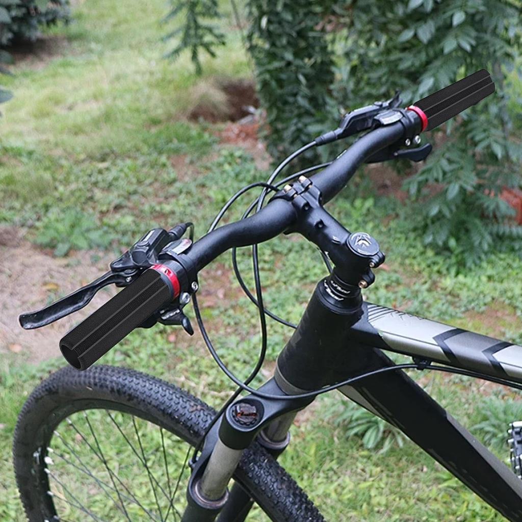 Motorcycle Steering Wheel Cover, Fitness Equipment Handle Grip, Dual Opening Design Buffer Sponge Grip