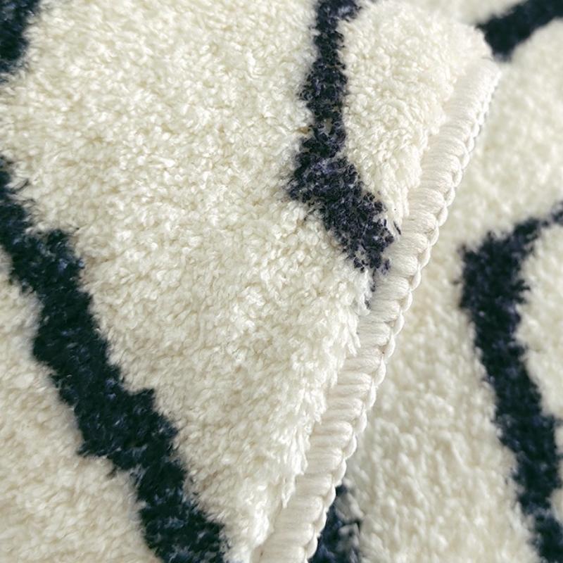 Large Area Carpets for Living Room Light Luxury Bedroom Decor Line Carpet Washable Lounge Soft Floor Mat Anti-slip Cloakroom Rug
