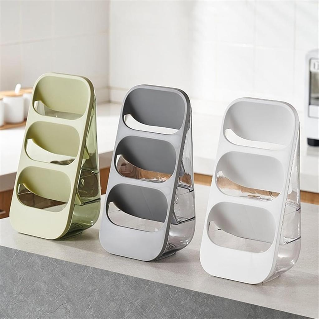 Cutlery Holder Stand 3-Format Vertical Utensil Holders, Kitchen Utensil Organizer for Countertop, Cutlery Drainer Sink Caddy Spoon Chopsticks Fork