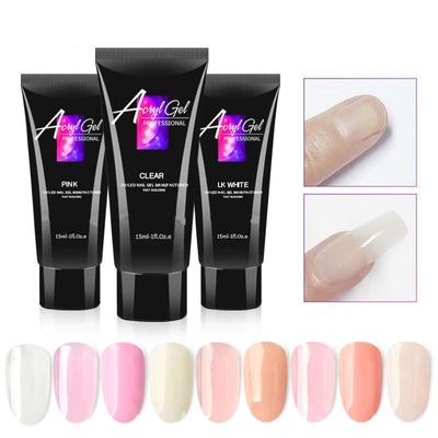 1pc Kristall Verlängern UV Nagel Gel Verlängerung Led Gel Nail art Gel Lack Gelee Acryl UV Nagel Gel