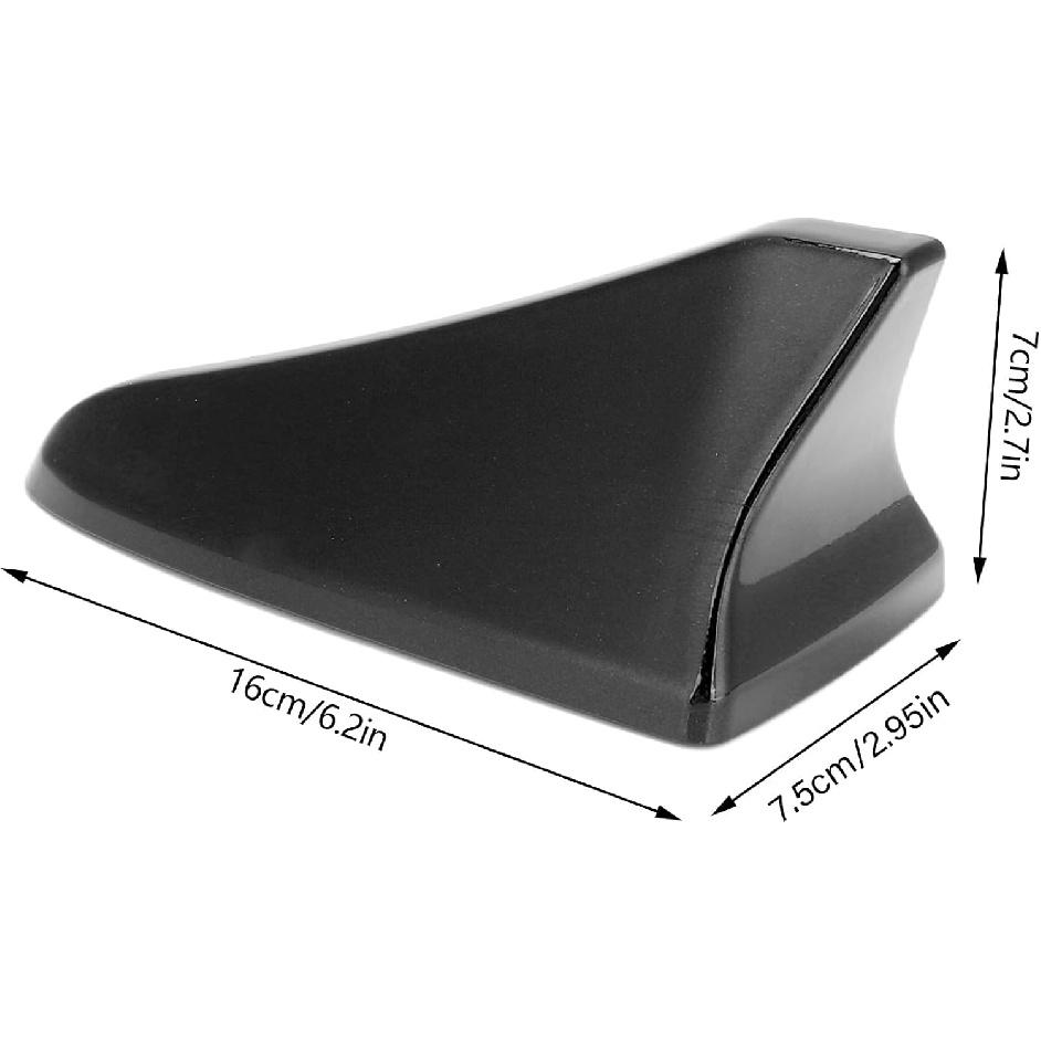 Shark Fin Antenna Cover, ABS Replacement Part 96219 D5000EBQK for Kia Optima, Hyundai Sedan and G80 Coupe, Sunproof (Black)