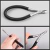 Tronchesine per Cuticole Acciaio Inossidabile Taglia Cuticole Taglia Cuticole Pinzette Rimuovi Pelle Morta Forbici Strumento per Manicure Pedicure