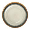 Retro Style Contrasting Color Kiln Change Glaze Ceramic Deep Plate Household Tableware Plate Creative Disc Pasta Plate Salad Plate Vegetable Plate