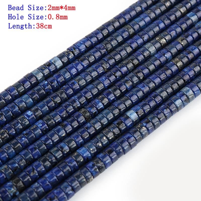1strand 4/6/8/10mm Natural Stone Flat Beads Druzy Quartz Crystal Loose Spacer DIY Bracelet Necklace Fashion Jewelry