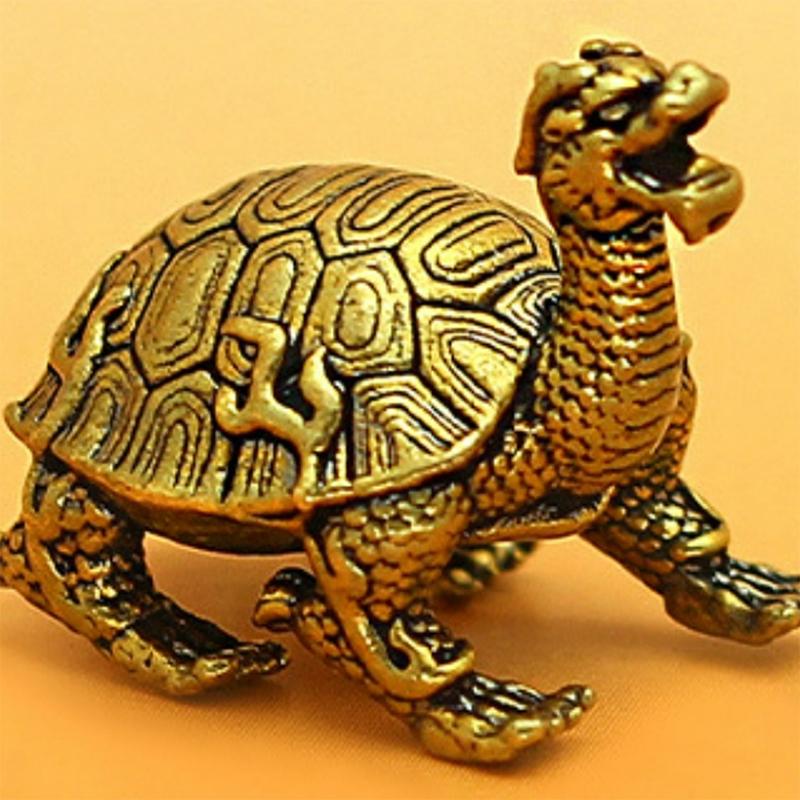 Mascot Turtle, Long-Lived Animal Statue, Office Desk Decoration