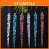 Christmas Acrylic Ice Crystal Decorations Set With Transparent Ice Pendant For Holiday Home Decor