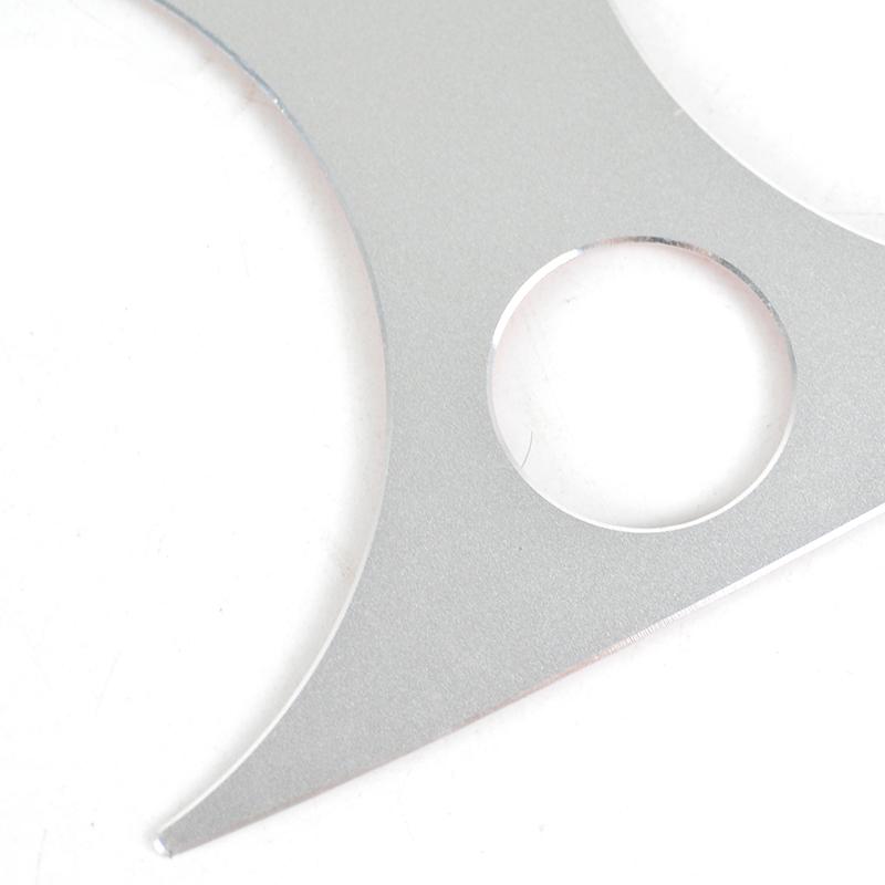 Aluminium Alloy Car Rear Air Condition Outlet Frame Decoration Sticker For Mercedes Benz C E GLC Class W205 W213 X253 2015-2018