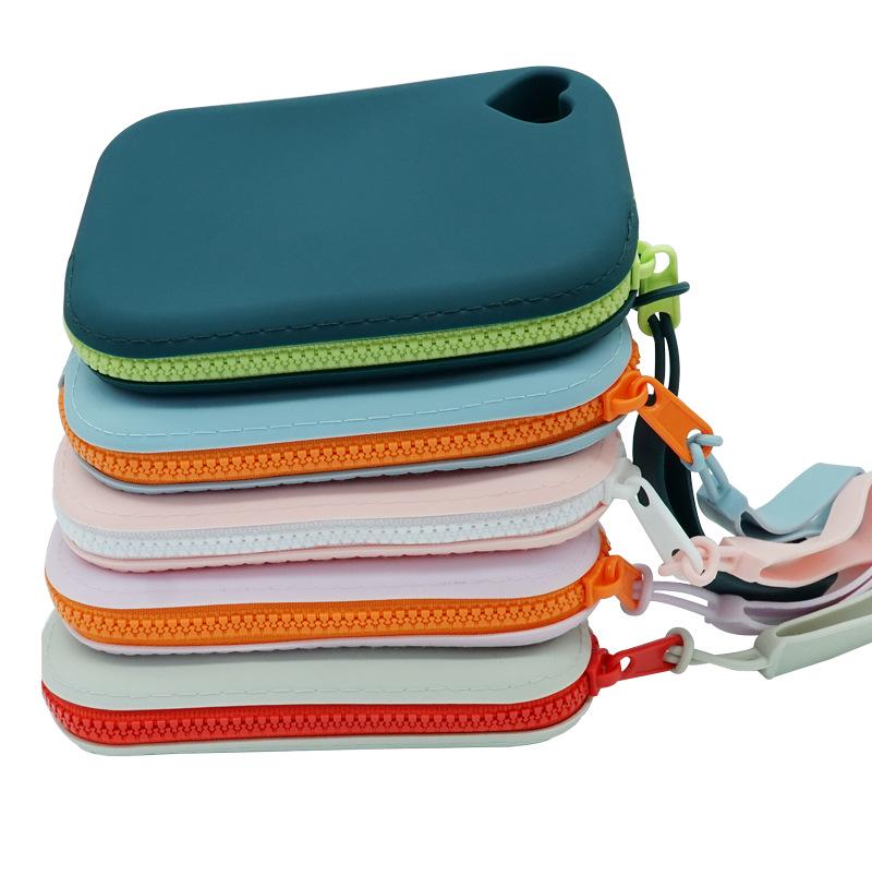 Silicone Coin Purse & Waterproof Storage Bag for Card, Key, or Pet Snacks