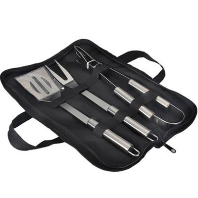 Stainless steel oven set barbecue combination tool outdoor BBQ barbecue set barbecue set storage portable cloth bag baking tool