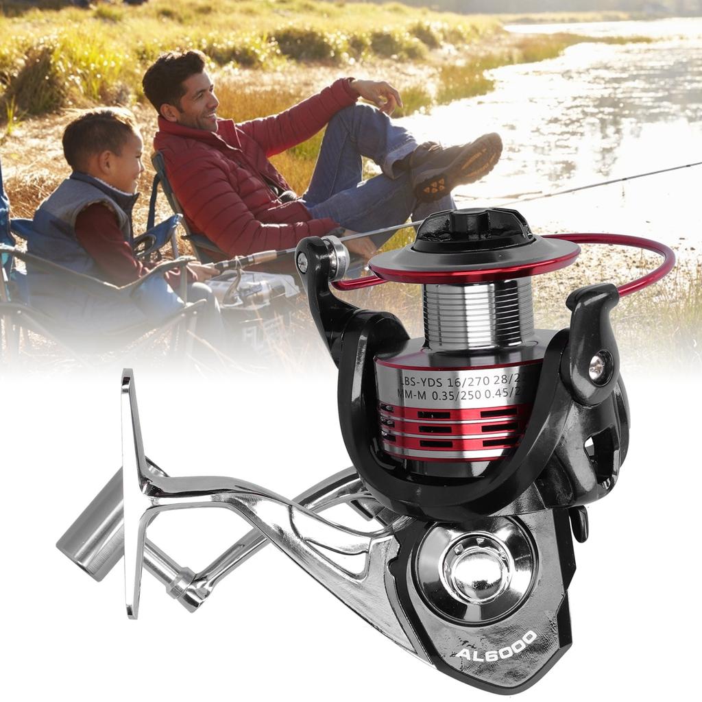 Metal Spinning Reel 13+1BB Left Right Interchangeable 4.7:1 Gear Ratio Fishing Wheel