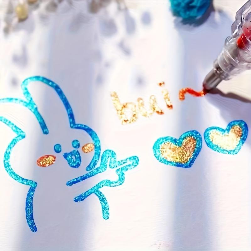 24-Color Glitter Gel Pen Set, 1.0mm Medium Tip + No Repeating Neon Colors + Smooth Ink Flow, Ideal for Adult Coloring Books