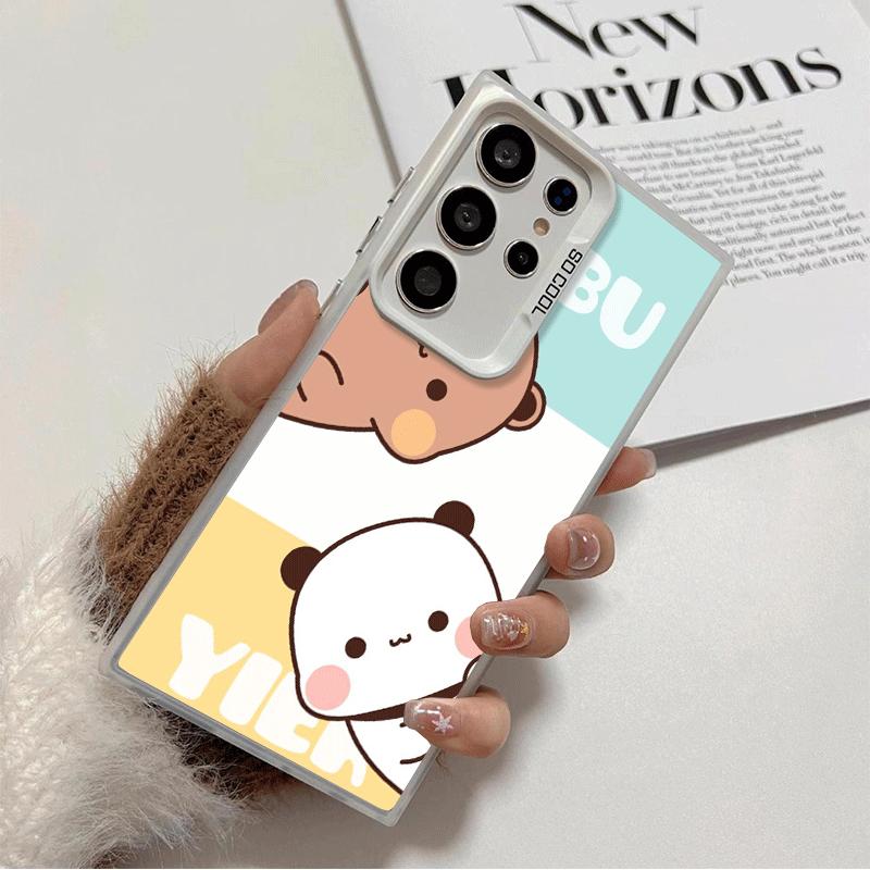 Bubu Dudu Cartoon Cute Shockproof Phone Case for Samsung Galaxy S26 Edge S25 Ultra S24 FE S23 Plus S21 Cover Anti Fall Fundas