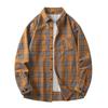Herenhemd, losvallend, met lange mouwen, casual, zwart, oversized, zacht, voor de lente en herfst.