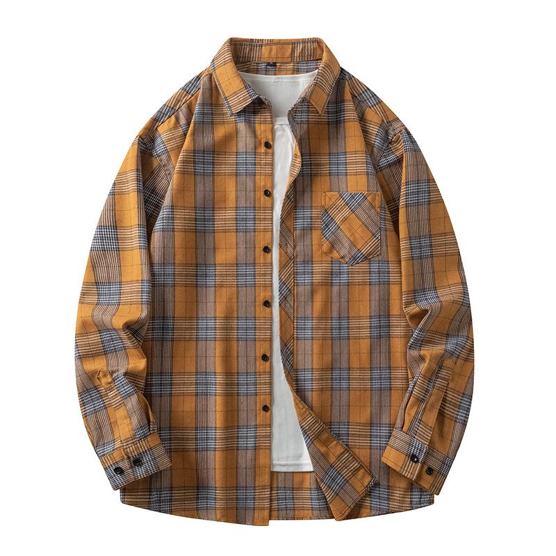 Herenhemd, losvallend, met lange mouwen, casual, zwart, oversized, zacht, voor de lente en herfst.