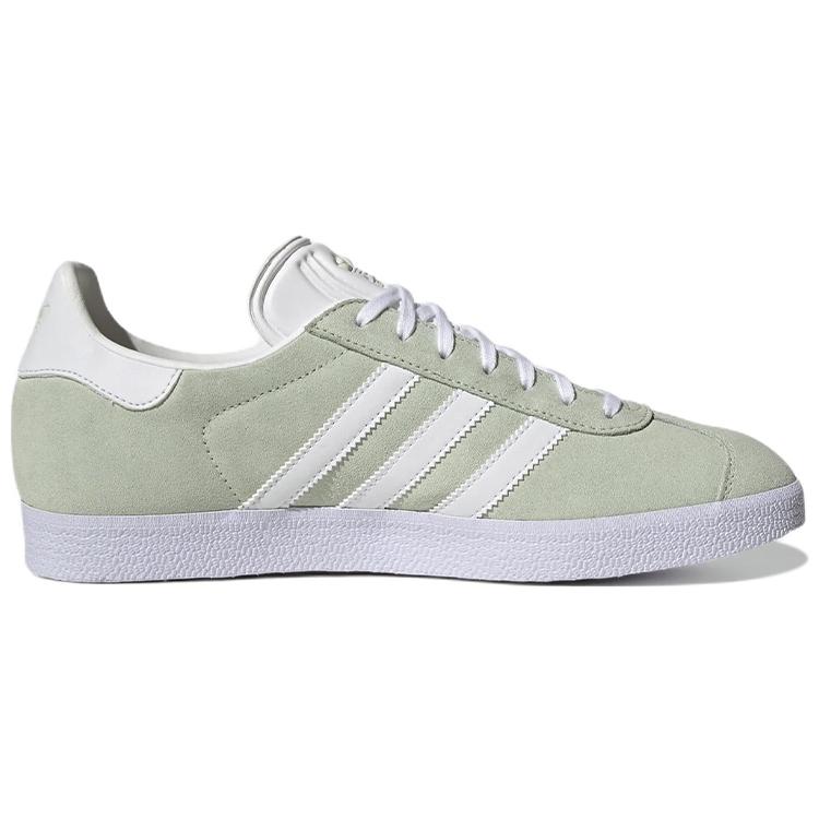 adidas Gazelle 'Linen Green' (Unisex) Linen Green / Cloud White / Gold Metallic Skateboard Shoes GX2206