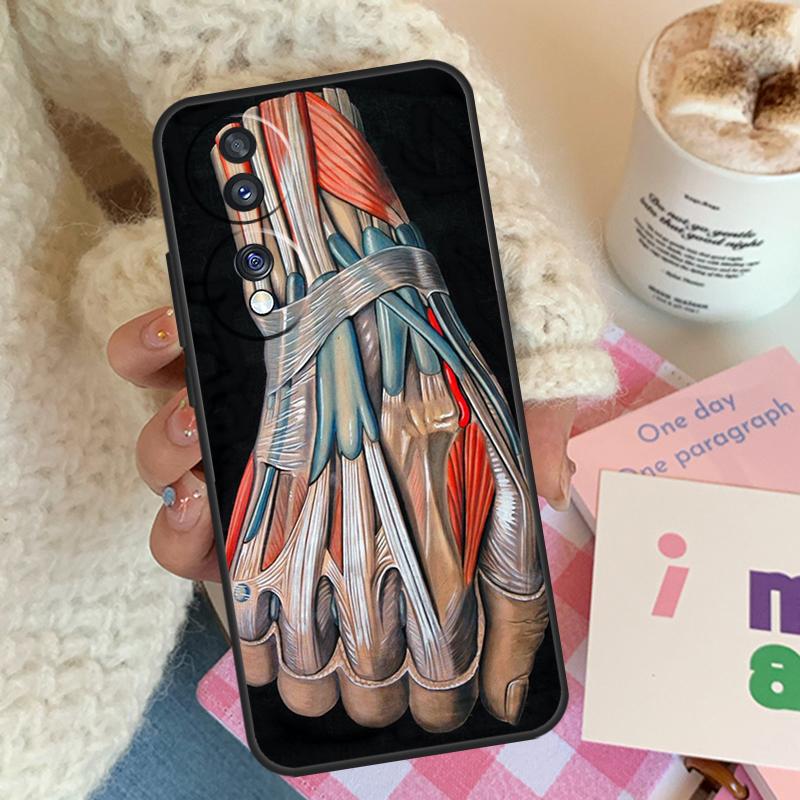 Medical Human Organs Meridian Art For Honor Magic 8 Pro 6 5 7 Lite Case For Honor 50 70 90 200 400 X8b X9a X9b X9c X9d Win RT