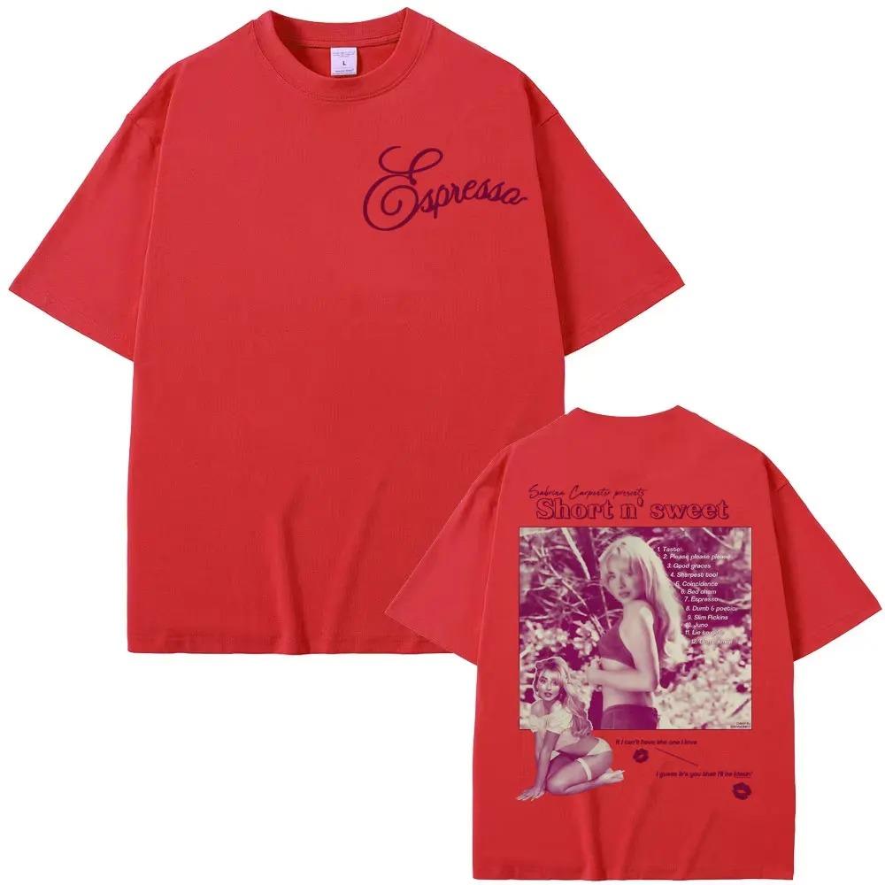 

Pop Singer Sabrina Carpenter Short N Sweet Album Tour Concert TShirt Unisex Trendy Vintage Oversized Aesthetic Tshirt S