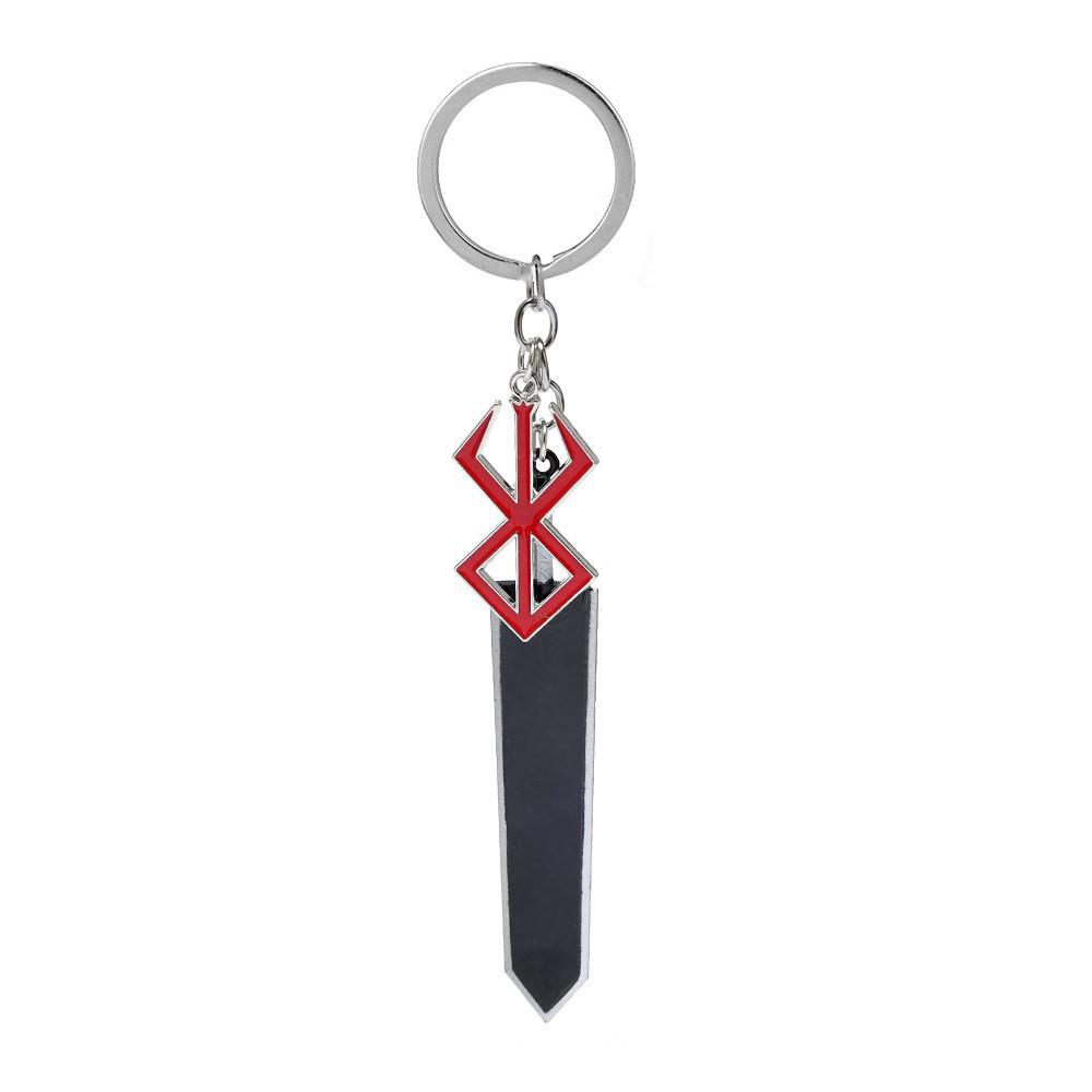 Collana in Lega con Ciondolo Portachiavi Simbolo dell'Uovo del Re di Berserk