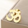  OM Yoga Symbol Brooch Stainless Steel Hindu Om Shiva Symbol Brooches Daily Party Accessories Jewelry