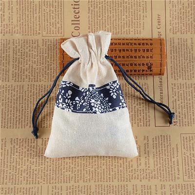Beutel Tasche Schmuck Baumwolle Heißer Geschenk Sack Mini Party Leinen Sackleinen Kordelzug Jute