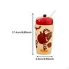 Pottery Cup Christmas Mug Xmas Gift Casual Decor 400ml Lightweight Coffee Drinking for