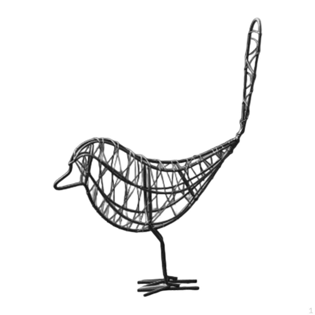 Vogelstatue für Heimdeko Geschenk Metallfigur Tierfigur Tischdekoration Schrank