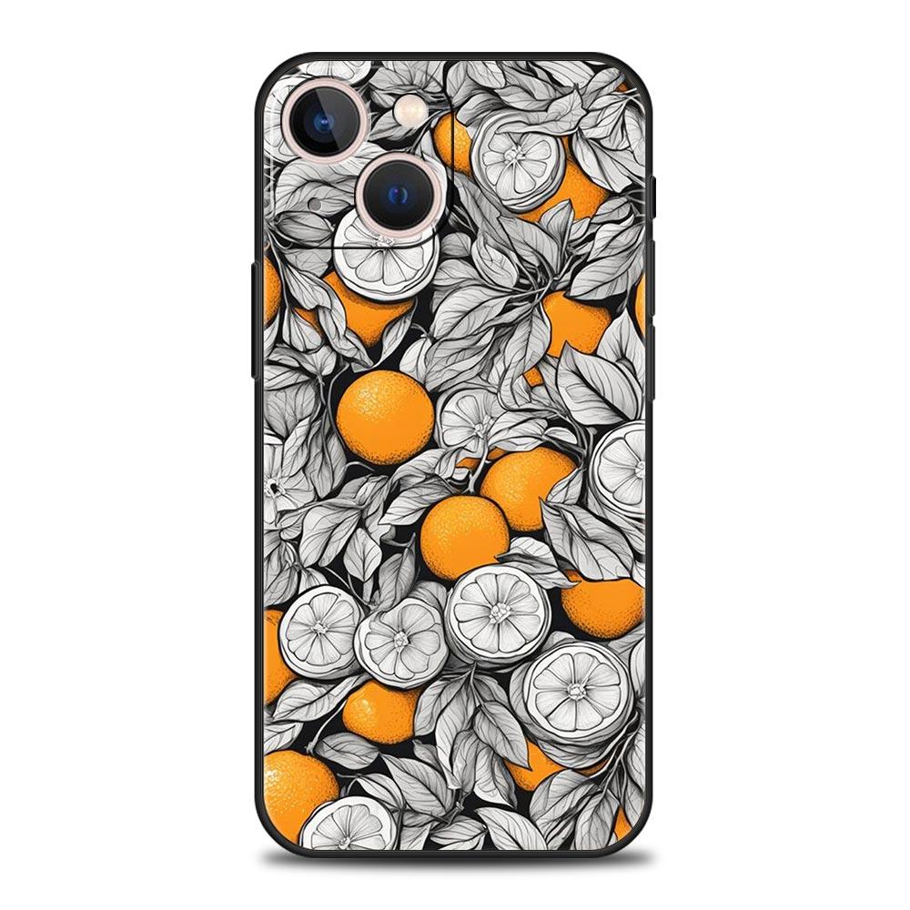 Summer Fresh Fruit Lemon Print Phone Case Cover for iPhone 17 16 15 14 13 12 Pro Max 11 Pro Max 17 AIR Plus Shockproof Soft TPU