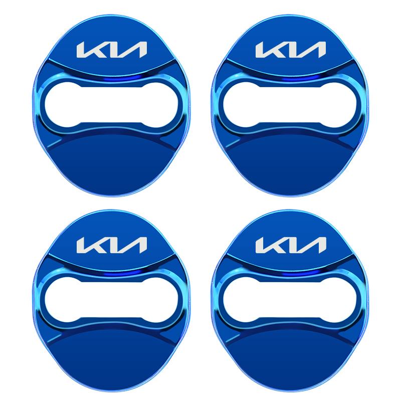 BBEF9 4pcs Car Styling Auto Protect Door Lock Cover Stickers Accessories Case For Kia Rio Sportage Cerato Soul Sorento Picanto