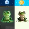 Glow-In-The-Dark Toilet Sticker Frog Bathroom Wall Sticker Luminous Switch And Outlet Decal Self-Adhesive Removable Home Decor