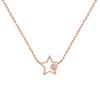 [Lac Drop] Star Line Silver Necklace Oysn20J251