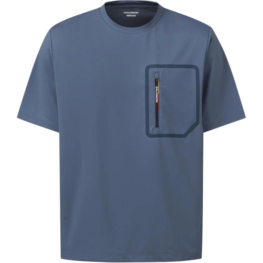 Salomon Uni Serac Round Neck Loose Fit Logo T-Shirt Unisex Tops LD0041800 S