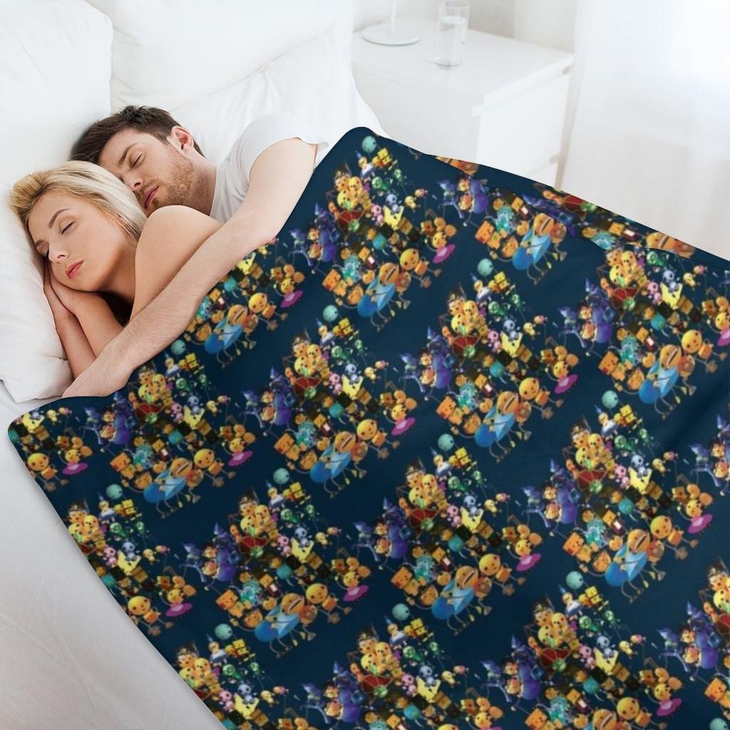 Rolie Polie Olie Group Shot Design Throw Blanket Plaid On the Sofa Cute Decorative Beds Shaggy Blankets