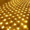 Beigong LED Buiten Warm Wit Net Slingerverlichting, 2-Pack
