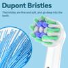 Replacement Toothbrush Heads Compatible with Oral B Electric Toothbrush, Cross Action Brush Head Refill for Pro, D, Smart Series