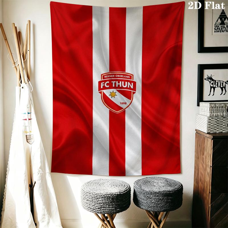 Fc Thun Wall Tapestry Aesthetic Wall Hanging Printed Fabric Blanket Decorative Tapestries for Bedroom Living Room Home Decor