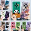 Funda para Xiaomi Redmi 14C Linda Chica Panda Gato Cubierta Trasera Para Redmi 14 C 4G 5G Redmi14C Carcasa de Teléfono Silicona Líquida Suave Fundas