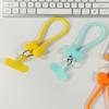 Fashionable Butterfly Design Phone Wrist Strap Soft Silicone Mobile Phone Lanyard For Daily Convenience