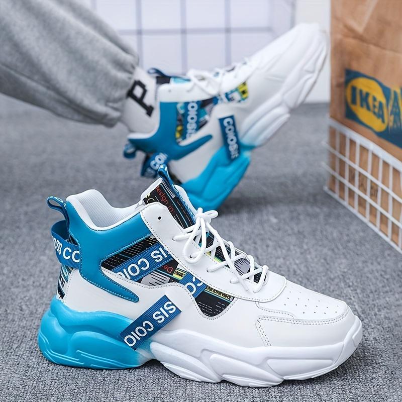 Модные массивные туфли с цветными блоками — фото 12