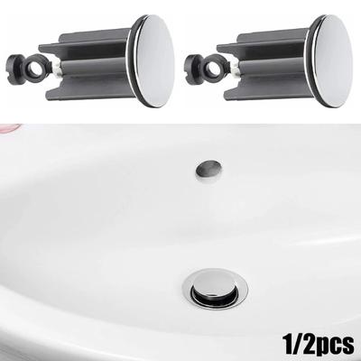 Waschbeckenstöpsel Universal Spülenstöpsel Badezimmer 40mm Pop-Up Ersatz Badezimmerarmatur Zubehör